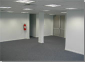 Large open plan office space